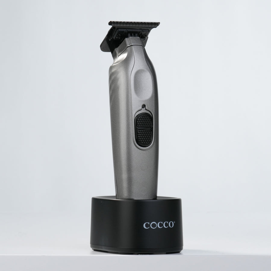 Cocco Veloce Pro Trimmer DLC Blade Cordless Grooming Tool Grey