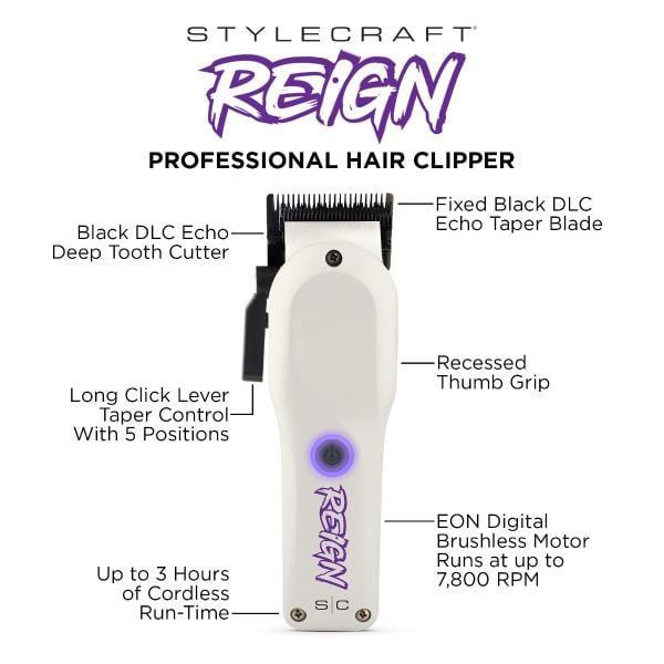 White Style Craft Reign Clipper