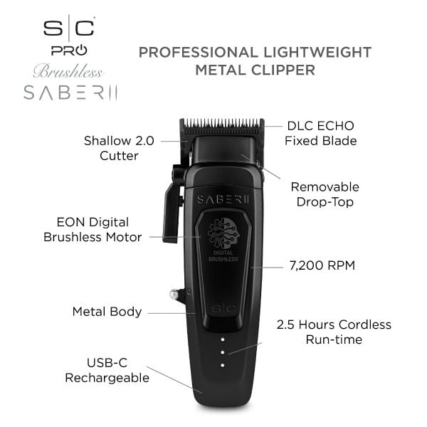 Black Style Craft Saber Clipper