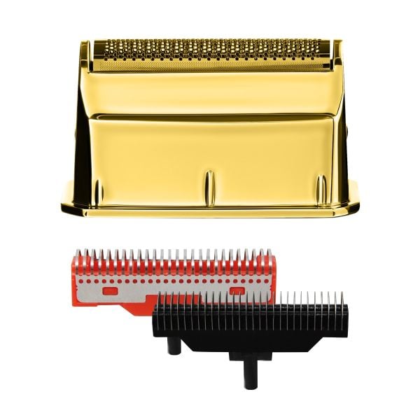 StyleCraft Gold Titanium Foil Head and Cutter Set for Uno Shaver